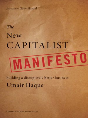 cover image of The New Capitalist Manifesto